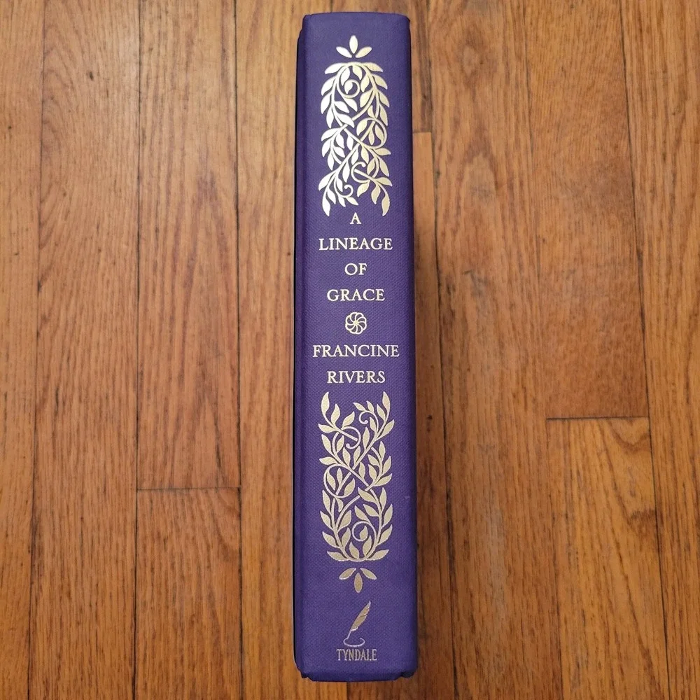 Tyndale‎ A Lineage of Grace Francine Rivers Purple Gold Hardcover Collectible